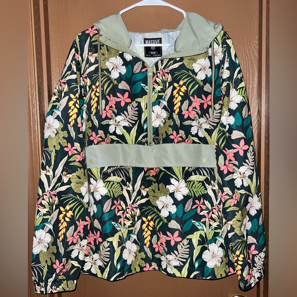 Massive Floral Print Women's Hoodie